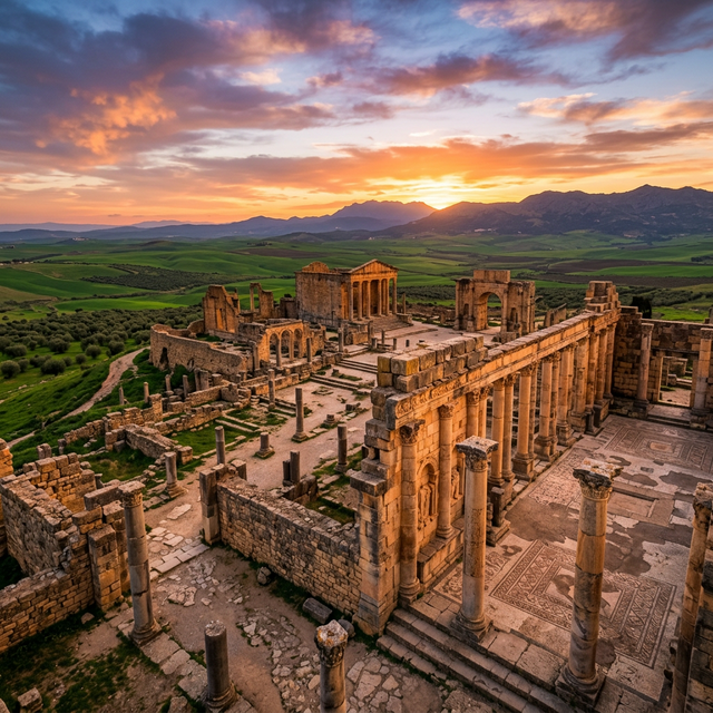 Volubilis Roman Ruins Morocco